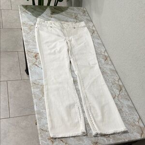Chico's Cream Boot Cut Jeans